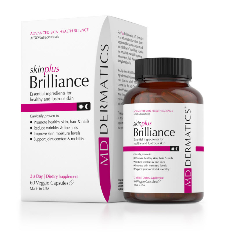 Viên uống làm đẹp da SkinPlus Brilliance chống lão hóa da